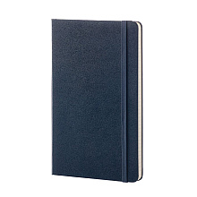 Блокнот "Classic Large", А5, 120 листов, линейка, синий сапфир