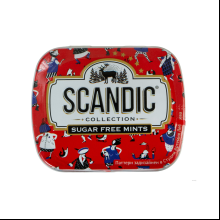 Конфеты "Scandic", 14 г, без сахара, клубничный микс