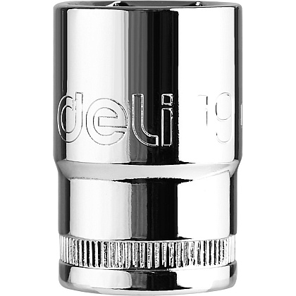 Головка торцевая шестигранная Deli YS EDQ4019 1/2", 19 мм, серебристый