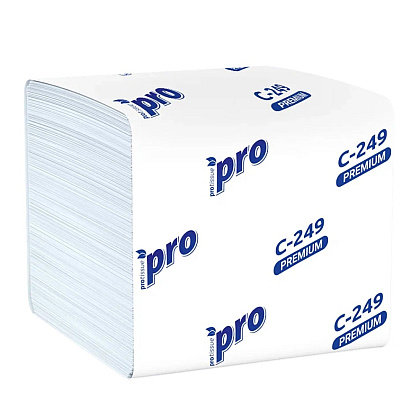 Бумага туалетная PROtissue, 250 листов, 2 слоя, Instant, 100% целлюлоза - 2