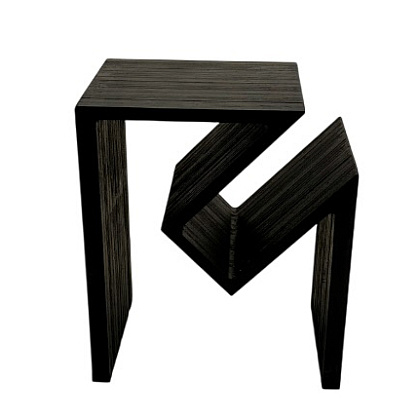 Стол прикроватный Karlinwood CORNER S 400х324x450 мм, фанера натуральная