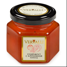 Мармелад "Vervalli", 120 гр, грейпфрут с клубникой