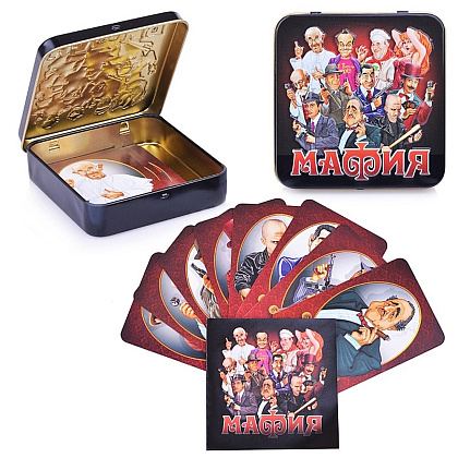 Игра настольная "Мафия" в металлической коробке - 2