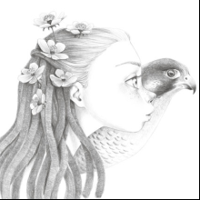 Раскраска на английском языке "Colouring book Wild 4", Emmanuelle Colin