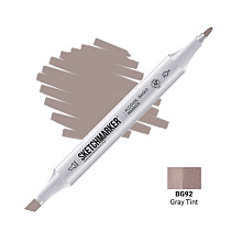 Маркер художественный "Brushmarker", двухсторонний, BG92 серый насыщенный
