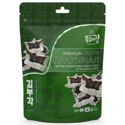 Чипсы "Furmi Kim Crispy Chip", из морской капусты, 30 гр