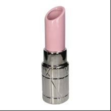 Ваза "Lipstick", фаянс, розовый, серебристый