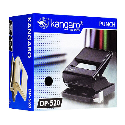 Дырокол Kangaro "DP-520", 25 листов, красный - 3
