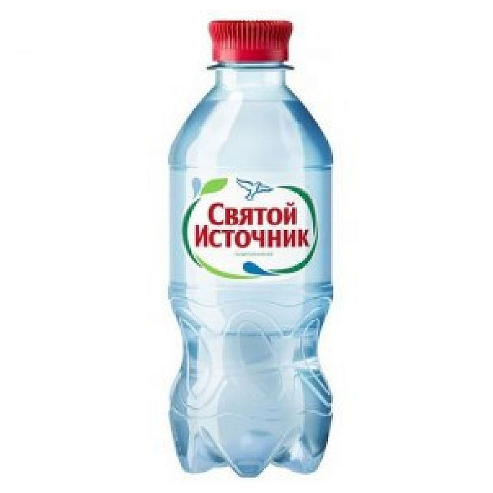 Вода питьевая "Святой Источник", газированная, 0.33 л
