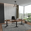 Каркас стола с электроприводом трехмоторный AOKE, Well Desk Wing Pro, черный (AK3YJYT-TYZF3-90/120/180 BK) - 2