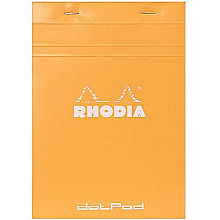 Блокнот "Rhodia", A5, 80 листов, клетка, оранжевый