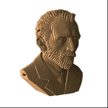 Пазл картонный 3D "Бюст Ван Гог"
