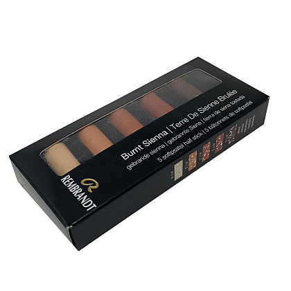 Набор мягкой пастели "Rembrandt Half Pastel", 5 цветов, сиены - 3