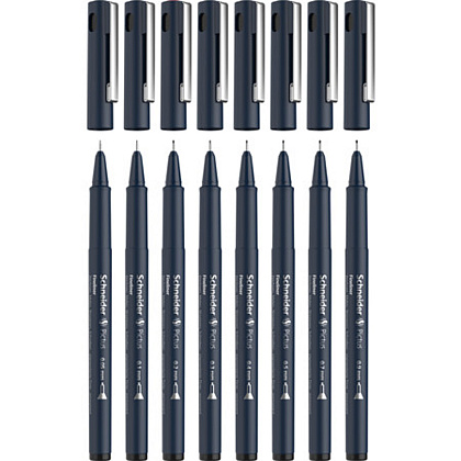 Набор ручек капиллярных "Schneider Fineliner Pictus", 8 шт - 2