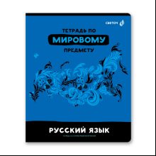 Тетрадь предметная "Без фильтров. Русский язык", А5, 48 листов, линейка 