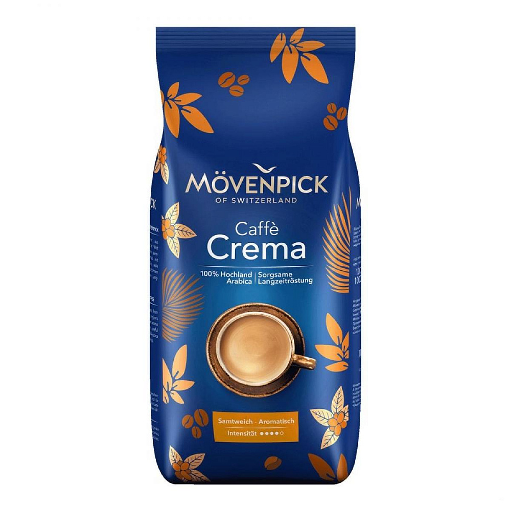 Кофе "Movenpick" Cafe of Switzerland Crema, зерновой, 1000 г