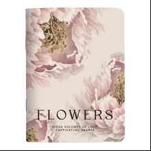 Блокнот "Peony", А6, 32 листов, в клетку, персиковый