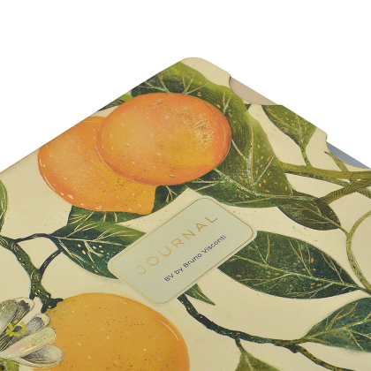 Книга записная "Flora. Paradise. Lemons" , В5, 120 листов, клетка, линейка, точка, белый, желтый - 3