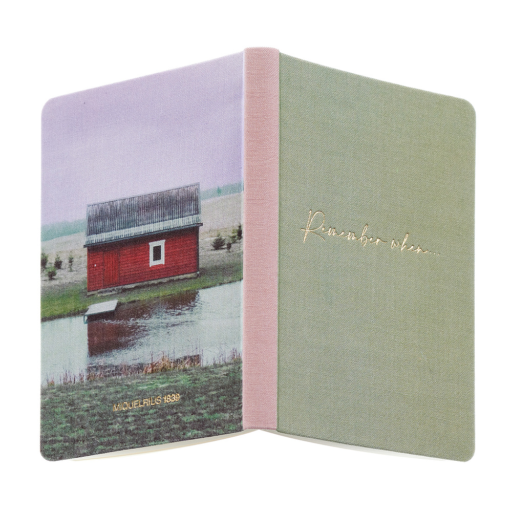 Блокнот Miquelrius "Remember Cottage", 96 листов, нелинованный, зеленый - 4