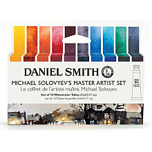 Краски акварельные Daniel Smith "Michael Solovyev's Master Artist Set", 10 цветов, тубы