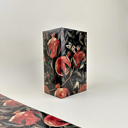 Бумага декоративная в рулоне "Flora. Гранат", 1х0,7 м - 5