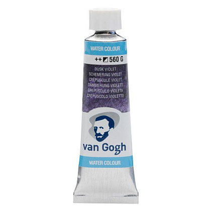 Краски акварельные "Van Gogh", 560 гранулированый фиолетовый, 10 мл, туба