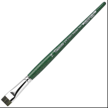 Кисть для рисования "Tintoretto Emerald", синтетика, плоская, №14