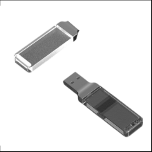 USB Flash накопитель 2.0 16 Gb ZC-005, пластик, металл, белый