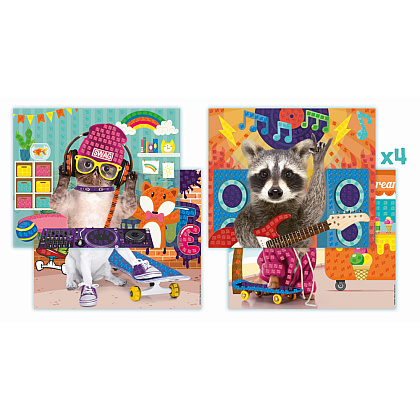 Набор для творчества Maped "Creative Cool Animals”, мозаика - 10