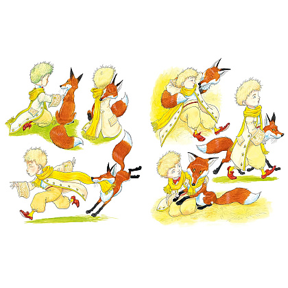 Книга на английском языке "The Little Prince", Exupery S. , ill. Chris Riddell - 4
