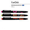 Ручка шариковая автоматическая "FunClick. Food in black", 0,7 мм, ассорти, стерж. синий - 2