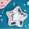 Тарелка бумажная "Star", 23 см, 6 шт, серебристый - 4