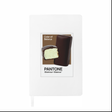 Блокнот «Color of Belarus. Pantone Glamour-Glazour», А5, 128 листов, в точку, белый, голубой