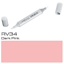 Маркер перманентный "Copic Sketch", RV-34 темный розовый