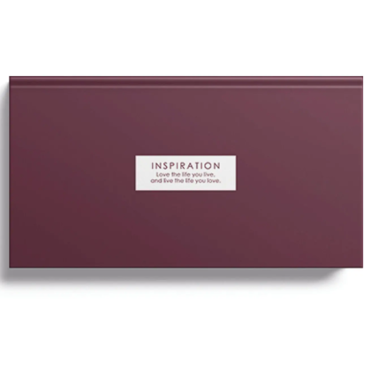 Планинг недатированный "Classic. Maroon", 172x97x8 мм, 64 листа, бордовый