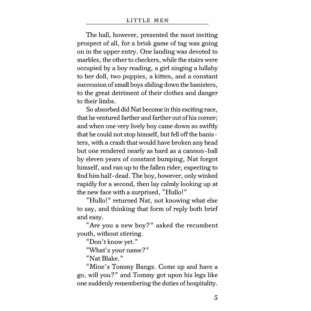 Книга на английском языке "Little Men", Луиза Олкотт - 4