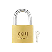 Замок навесной Deli YS EDL508905, 40 мм, 3 ключа, автомат