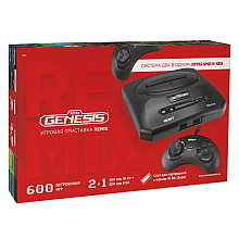 Игровая приставка Retro Genesis Remix Wireless ZD-05A, 8+16Bit, 600 игр, 2 джойстика