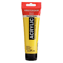 Краски акриловые "Amsterdam", 275 желтый прочный, 120 мл, туба