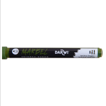 Маркер акриловый "Darwi.Marbel" 685, оливковый зеленый - 3