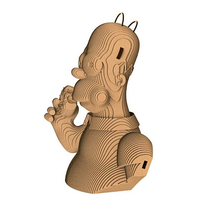 Пазл картонный 3D "Бюст Гомер" - 2