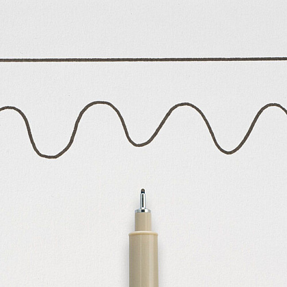 Ручка капиллярная "Pigma Micron", 0.5 мм, черный - 2