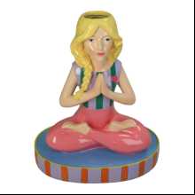 Ваза "Yoga Lady", разноцветный