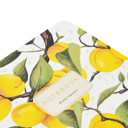 Тетрадь "Flora. Paradise. Абрикосы", A5, 40 листов, клетка, белый, желтый - 6