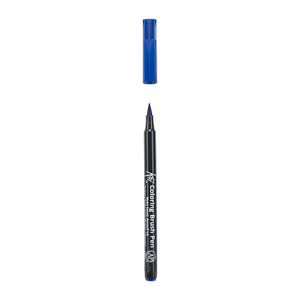 Маркер акварельный "Koi Color Brush", синий - 3