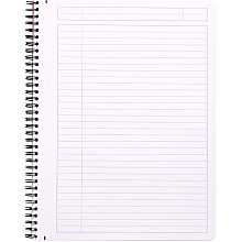 Блокнот "Rhodia", А4+, 160 страниц, в линейку, оранжевый