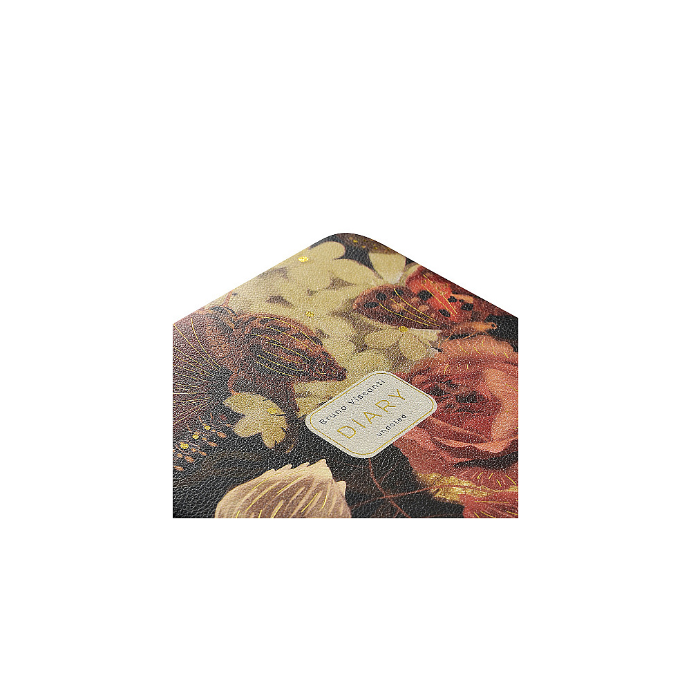 Ежедневник недатированный Bruno Visconti "Lush Bouquet", А5, 240 страниц, разноцветный - 3