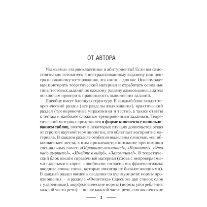 Книга "Русский язык. ЦЭ. ЦТ. Теория. Примеры. Тесты", Антропова Н. Т. - 2