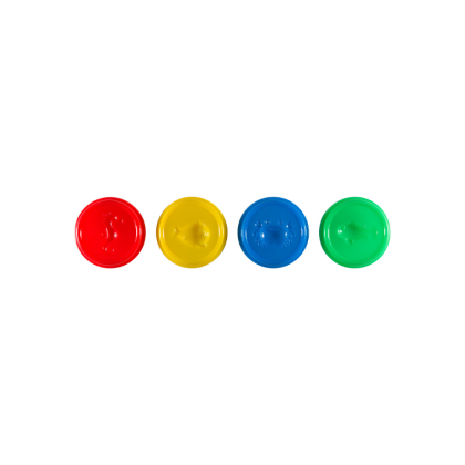 Тесто для лепки "HappyColor", 4 цвета, 80 гр. - 5