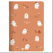 Тетрадь "Boo. Привидения ", А5, 48 листов, клетка, оранжевый